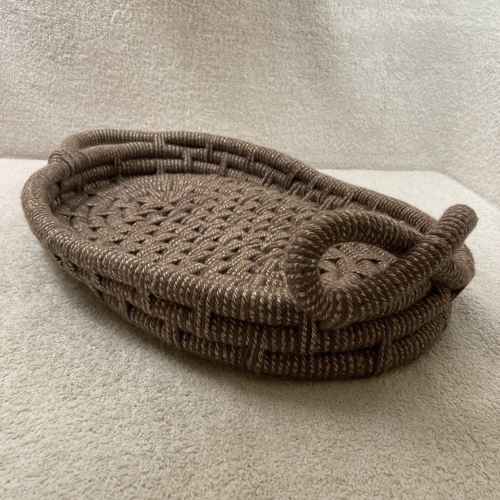 Handmade Coiled Oval Tray