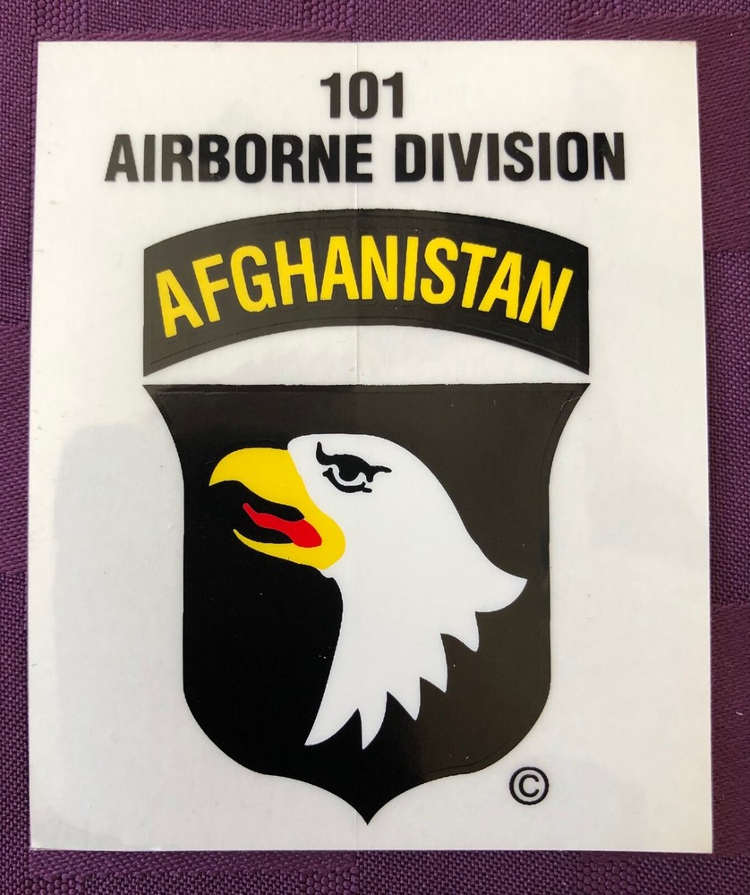 101st Airborne Decal Afghanistan
