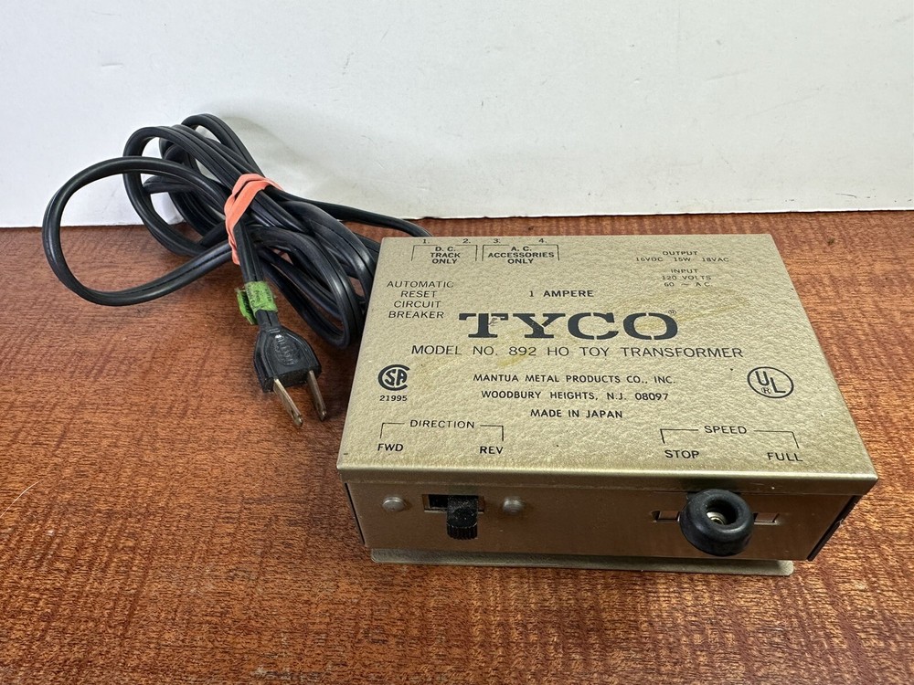 TYCO Model 892 Hobby Transformer