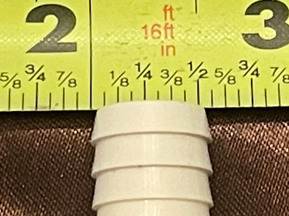 High-Flow Quick Disconnects 1/2 Barb In-Line Coupling Insert Straight Thru