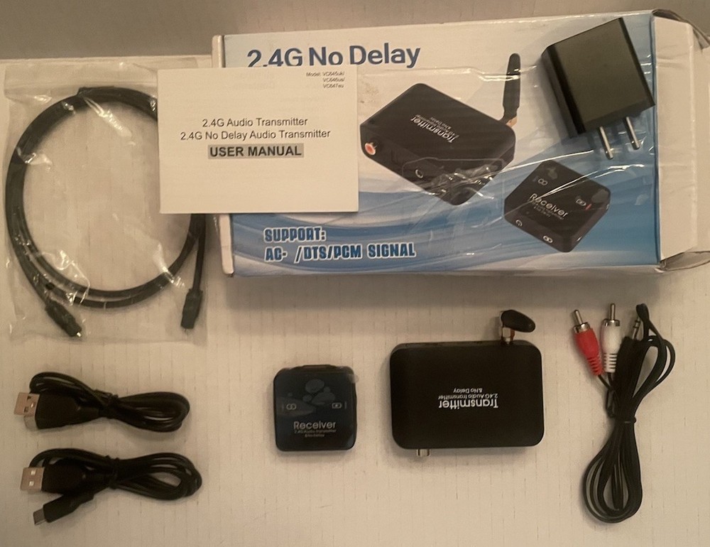 Audio Transmitter Receiver for TV Support