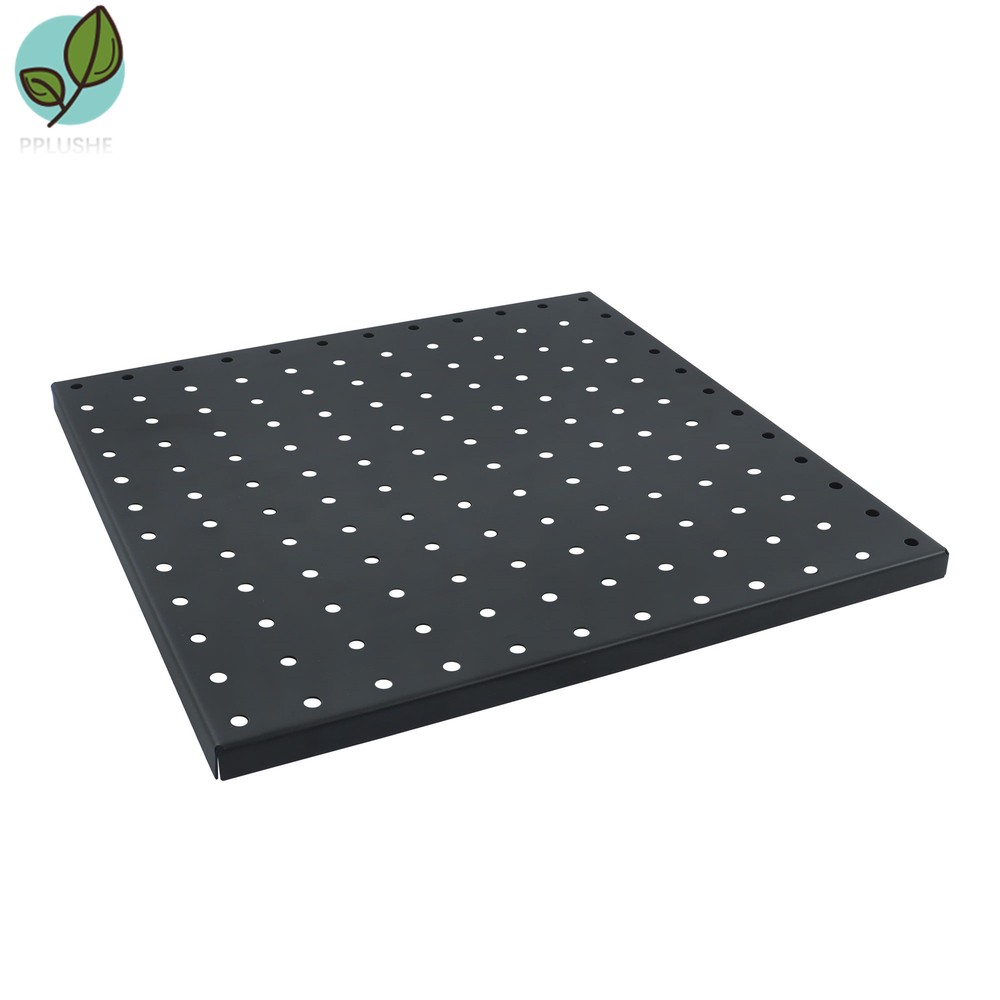 4Pcs Heavy Duty Metal Pegboard Panel Wall Organizer Panel Storage Hanger 12"×12"