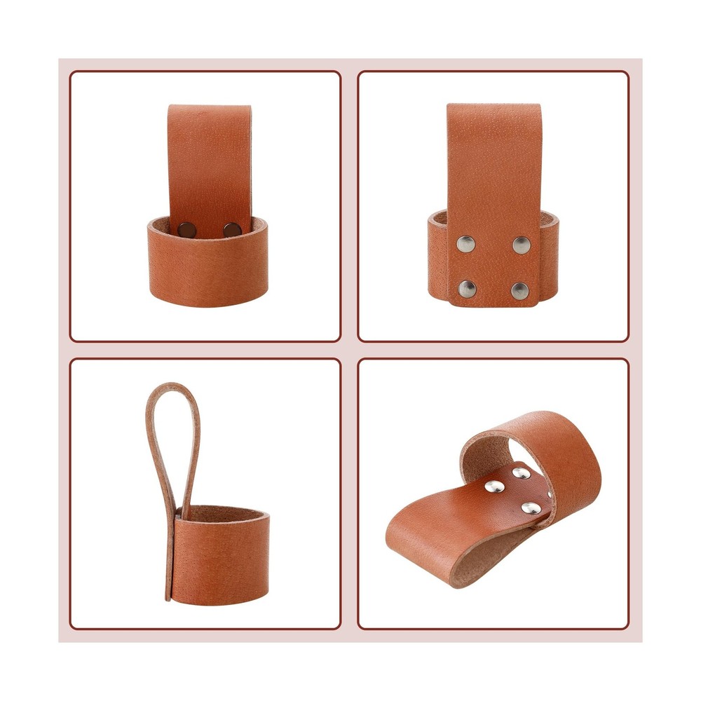 2 Pack Premium Leather Hammer Holster With Belt Loop, Multi-tool Ho... Fast Ship
