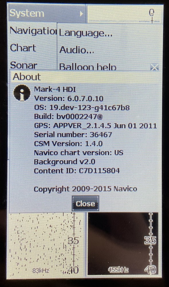 Lowrance - Mark-4 HDI - Grayscale Chartplotter/Fishfinder - Tested/Updated!