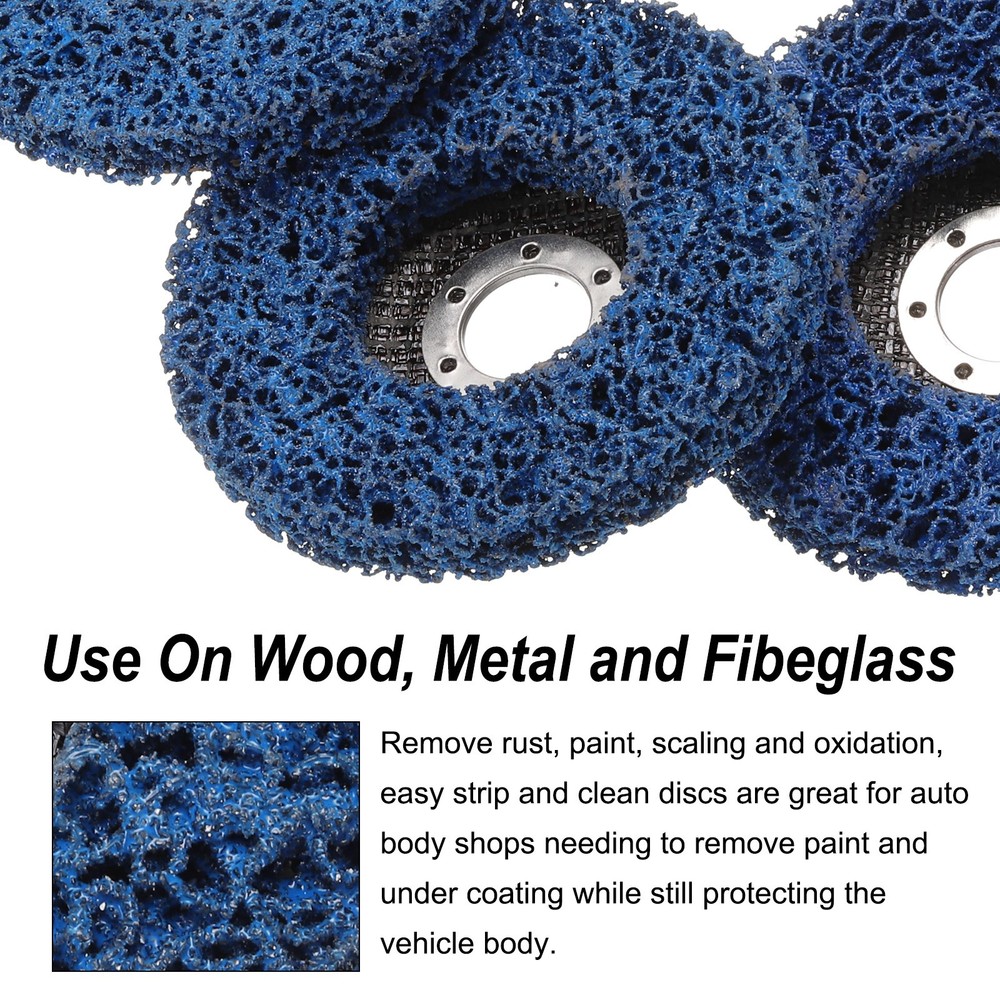 6pcs Strip Discs Grinding Discs Set 4.5"x7/8" for