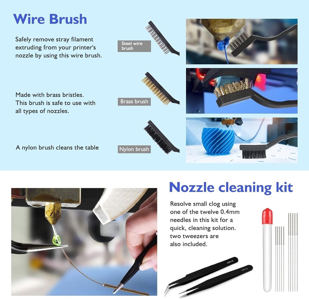 Versatile 45-Piece 3D Printing Toolkit for Enhanced Workflow & Precision