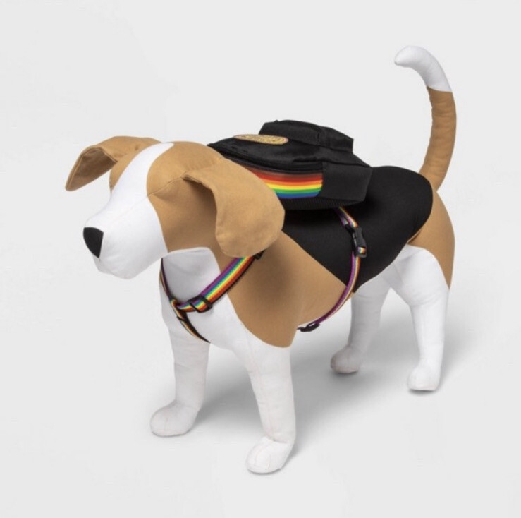 Target Pride Backpack Dog Harness S/M NWT.