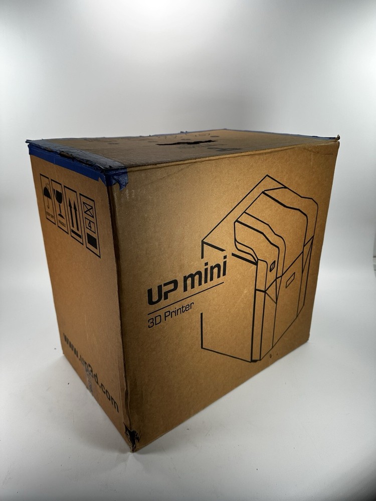 Tiertime UP Mini 3D Printer Used Powers On Untested Otherwise With Box Cables