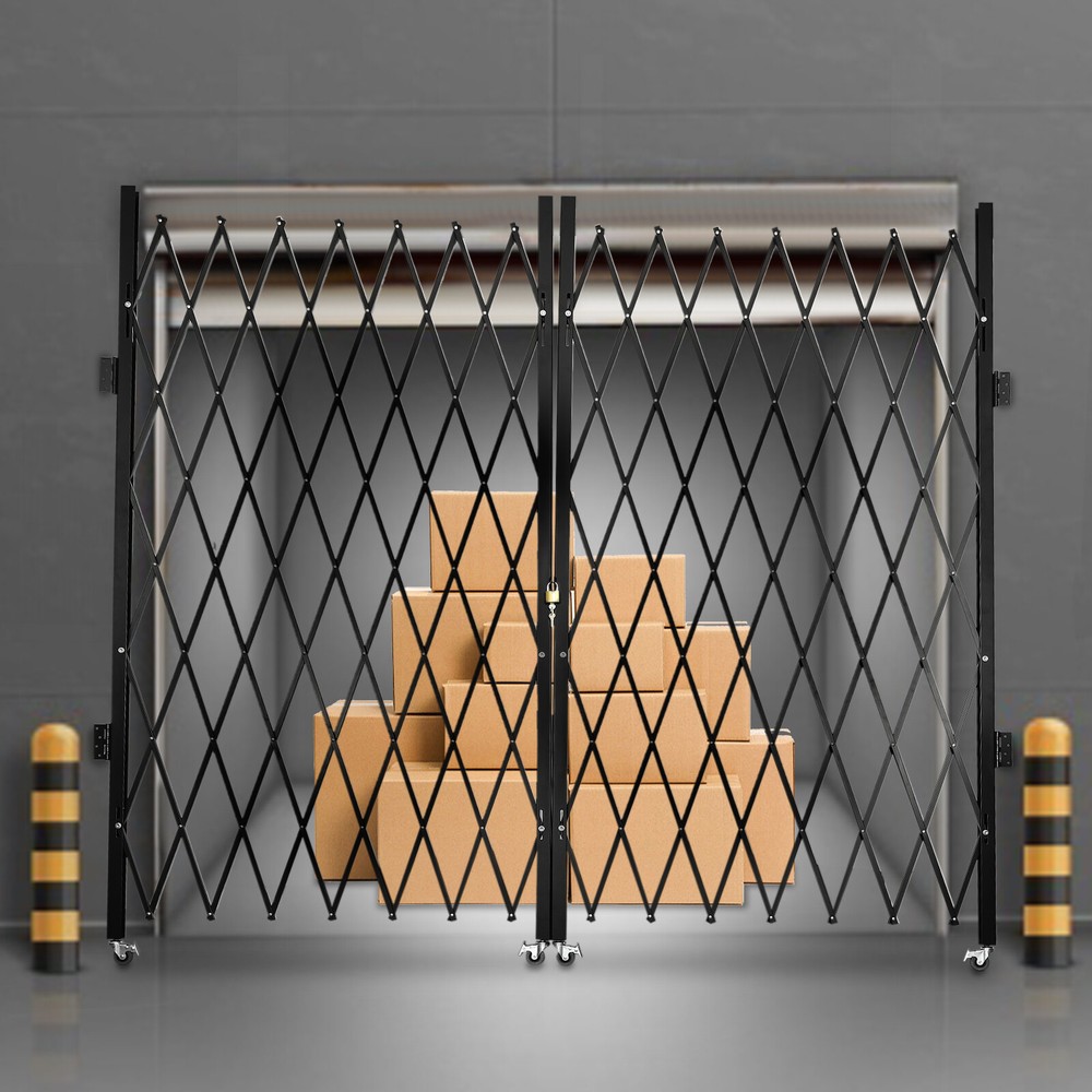 Security Gate Double Folding Door Folding Expand Gate Security Scissor Gate