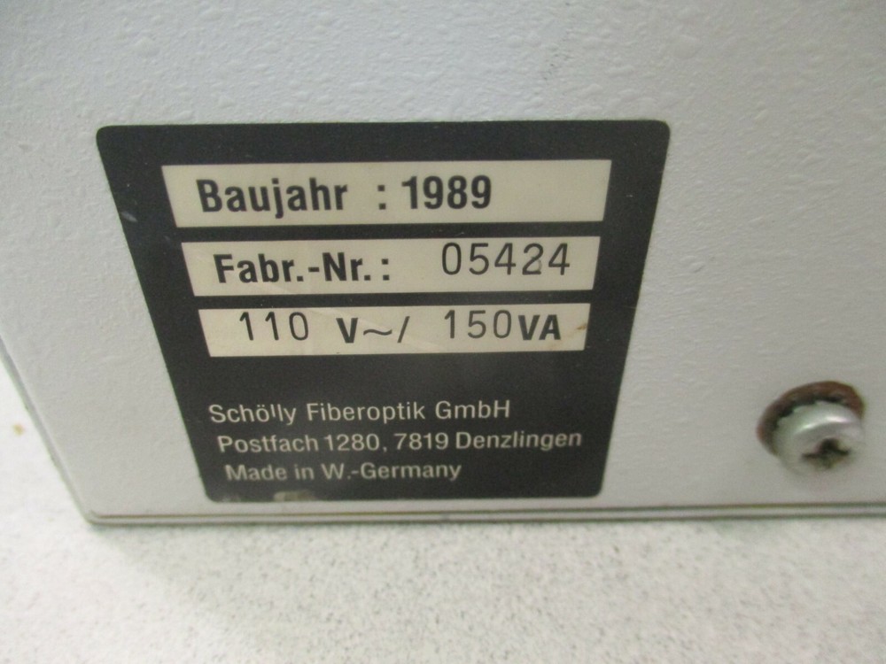 Universal Scholly Fiberoptik 150H Fiber Optic Light Source