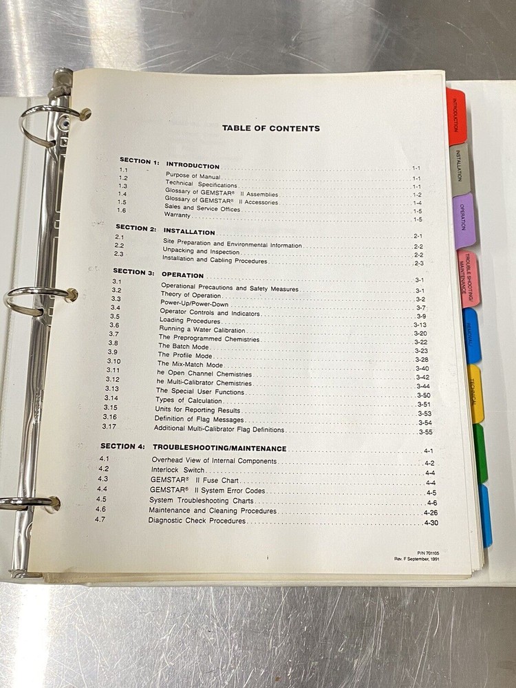 Electro-nucleonics GemStar 2 Blood Chemistry Analyzer - Users Guide / Manual