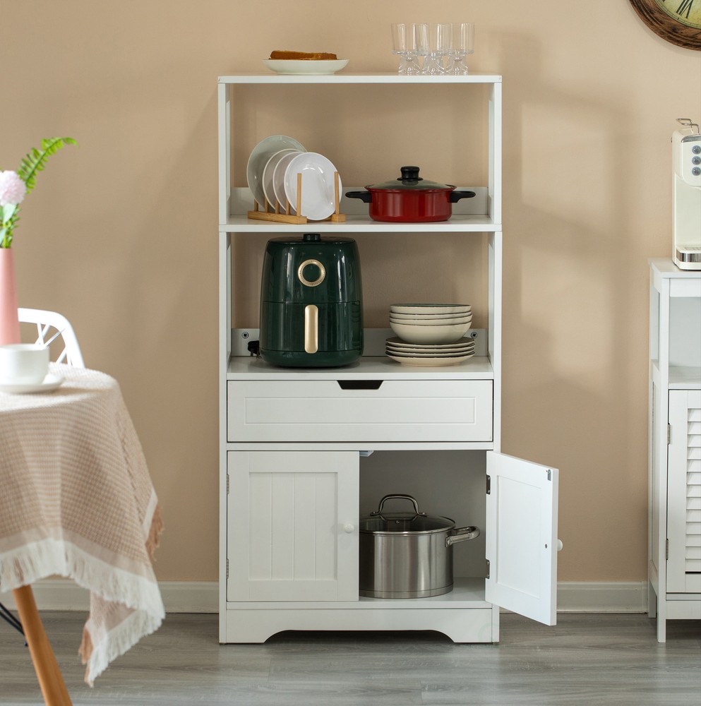 New Tall Storage Kitchen Pantry, and Bathroom Cabinet Organizer