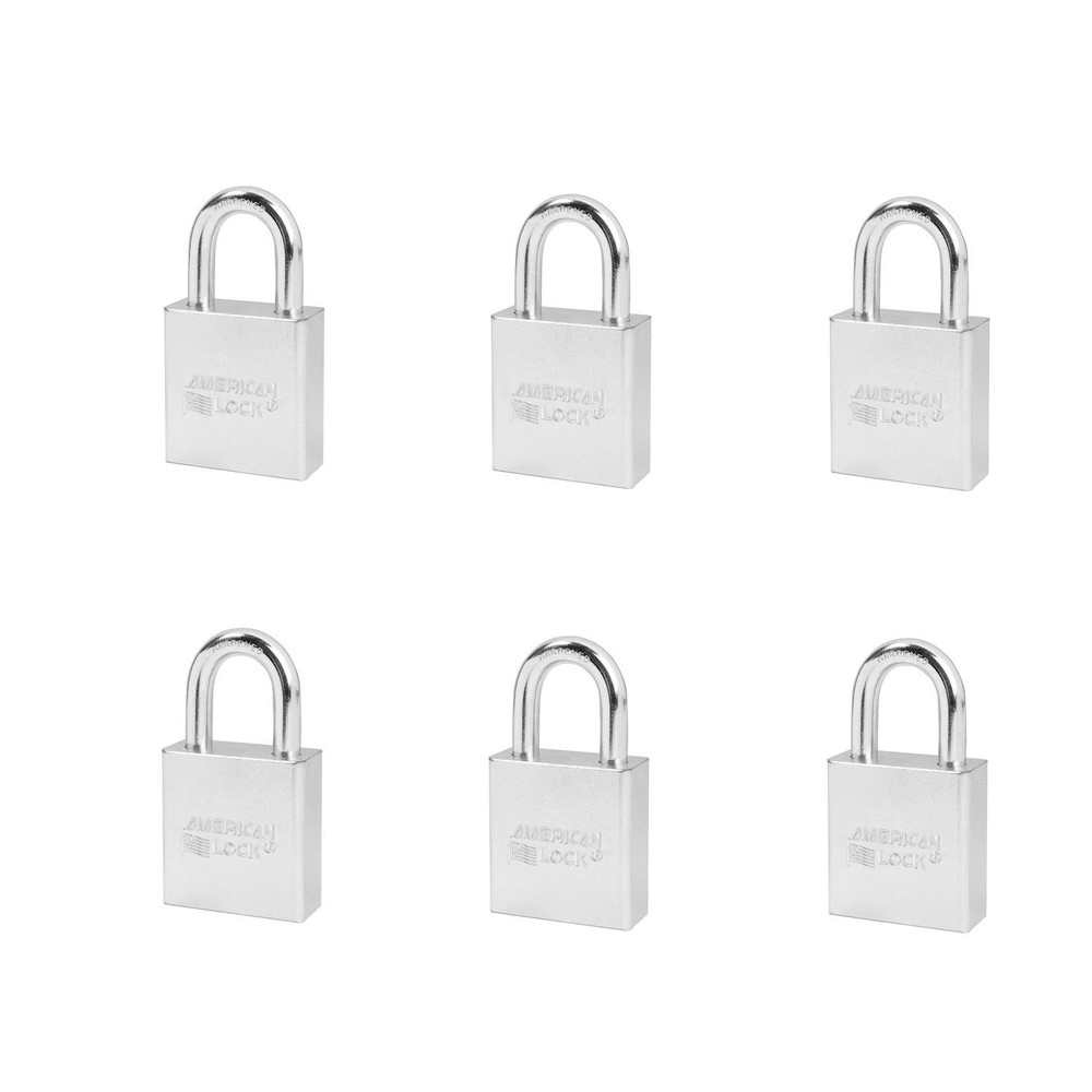 American Lock A5200KA Padlock, Keyed Alike (6-Pack)