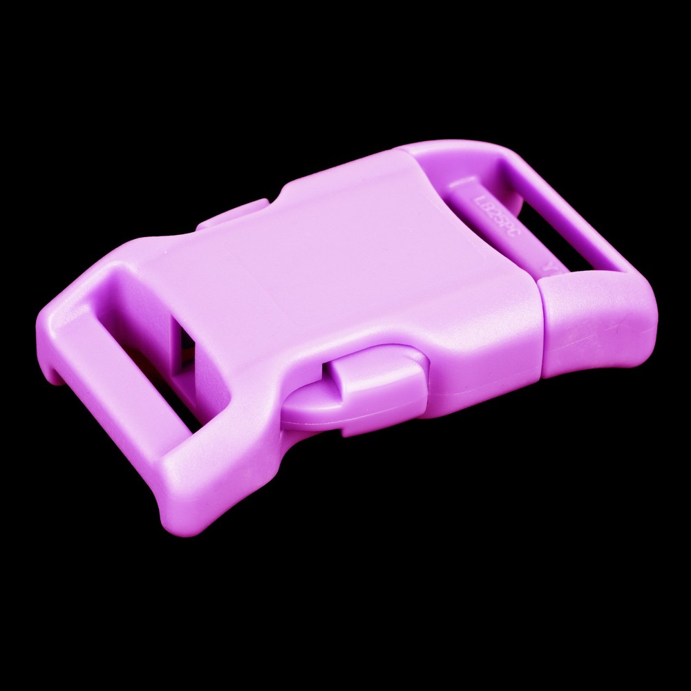 1 Inch Lavender YKK Contoured Side Release Plastic Buckle, 50 Pack