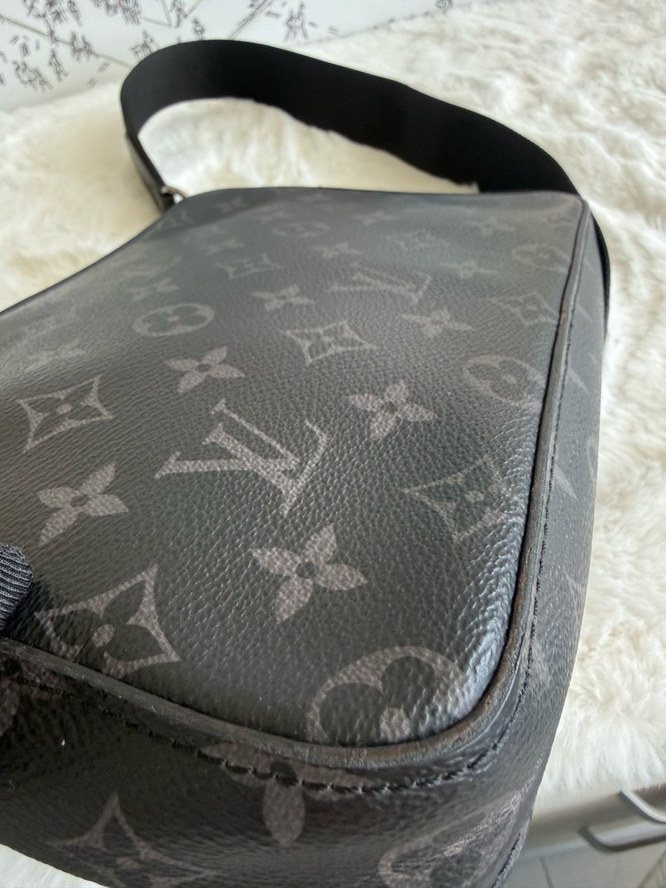 Louis Vuitton Trio Messenger Monogram Eclipse Reverse Canvas Crossbody Bag
