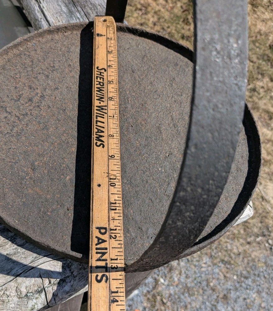 Antique Cast Iron Griddle Bail Handle Unmarked