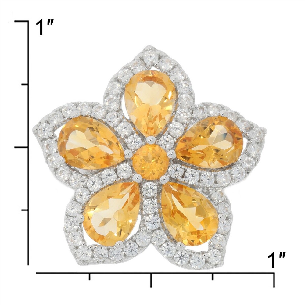 Sterling Silver Semi Mount Ring Setting Pear PE 7X5mm