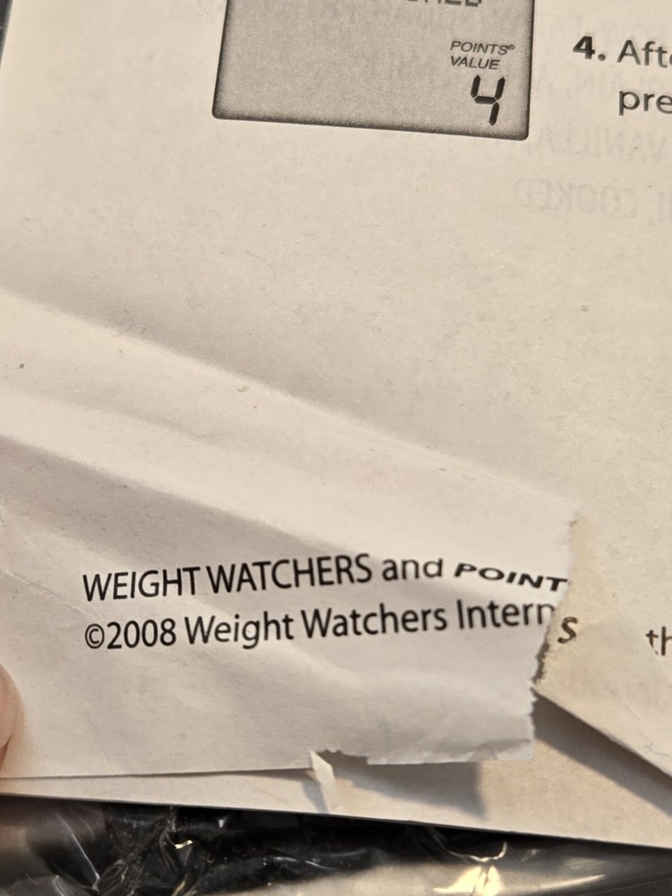 Weight Watchers Digital Electronic Food Scale with Points Values Database 2008
