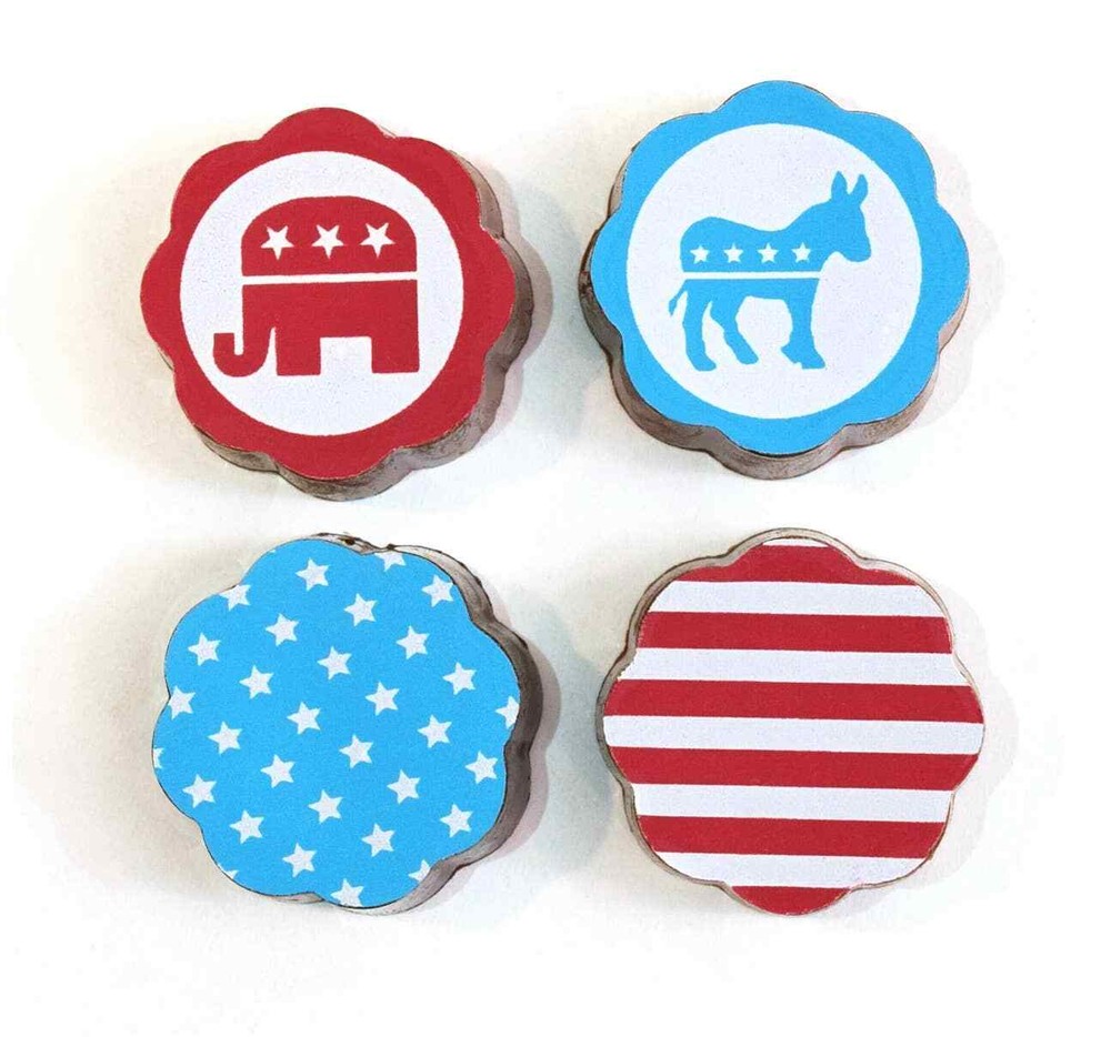 Democrat and Republican Chocolates