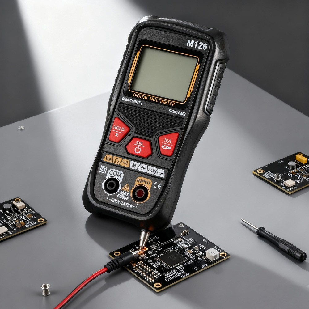 Automatic Range Digital Multimeter for Accurate Electrical Measurements