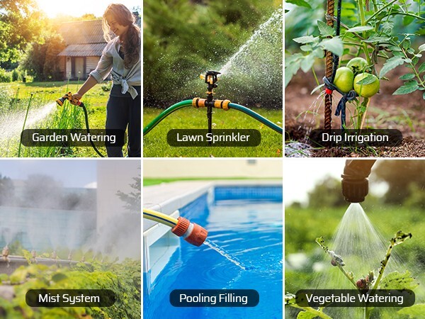 DEWENWILS 3 Zone Sprinkler Timer rogrammable Hose Faucet Timer, Irrigation Timer