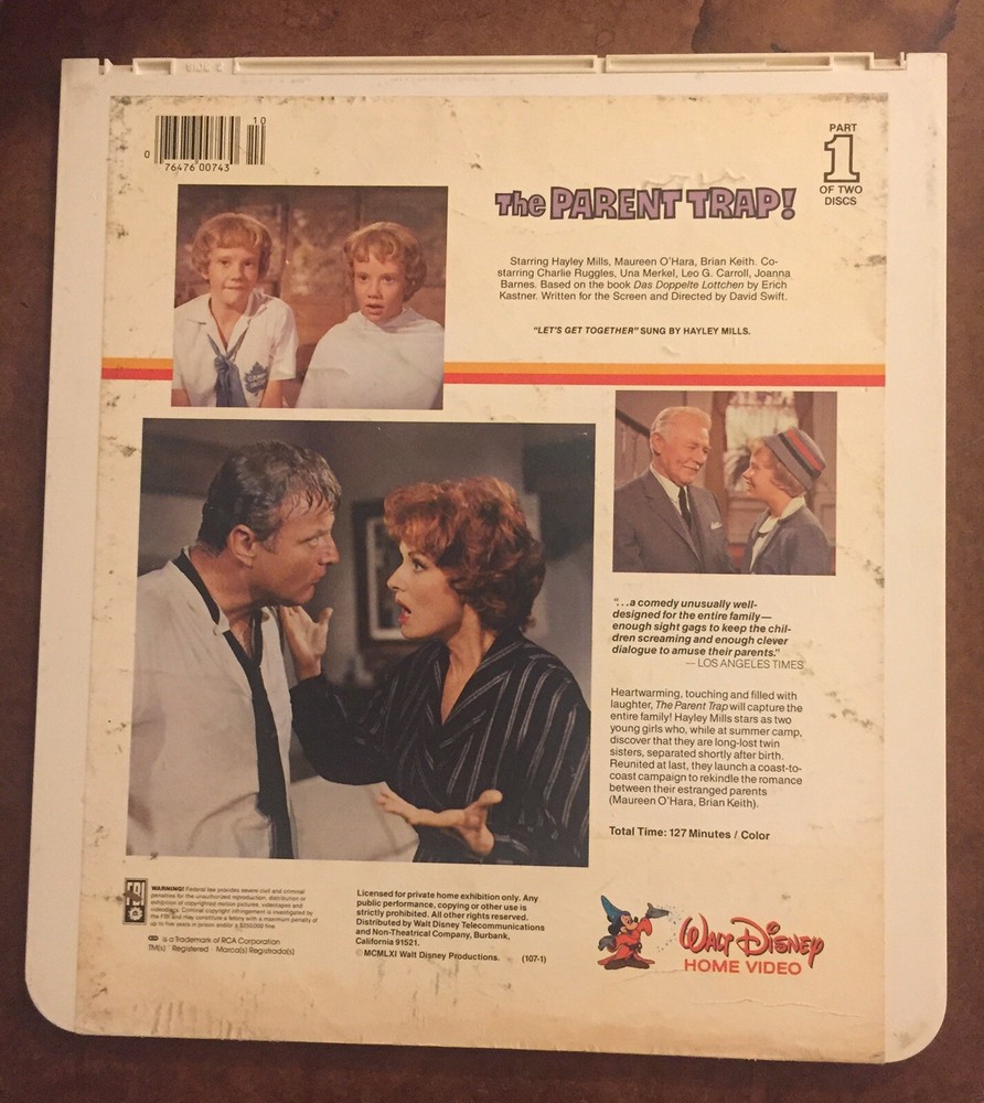 The Parent Trap Part 1 1961 CED RCA Capacitance Electronic Disc System