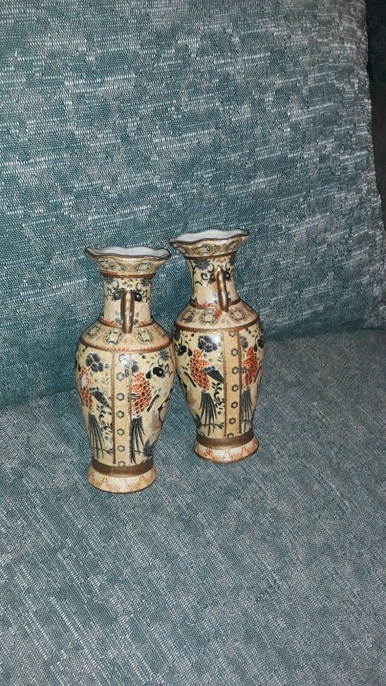 A pair of vases