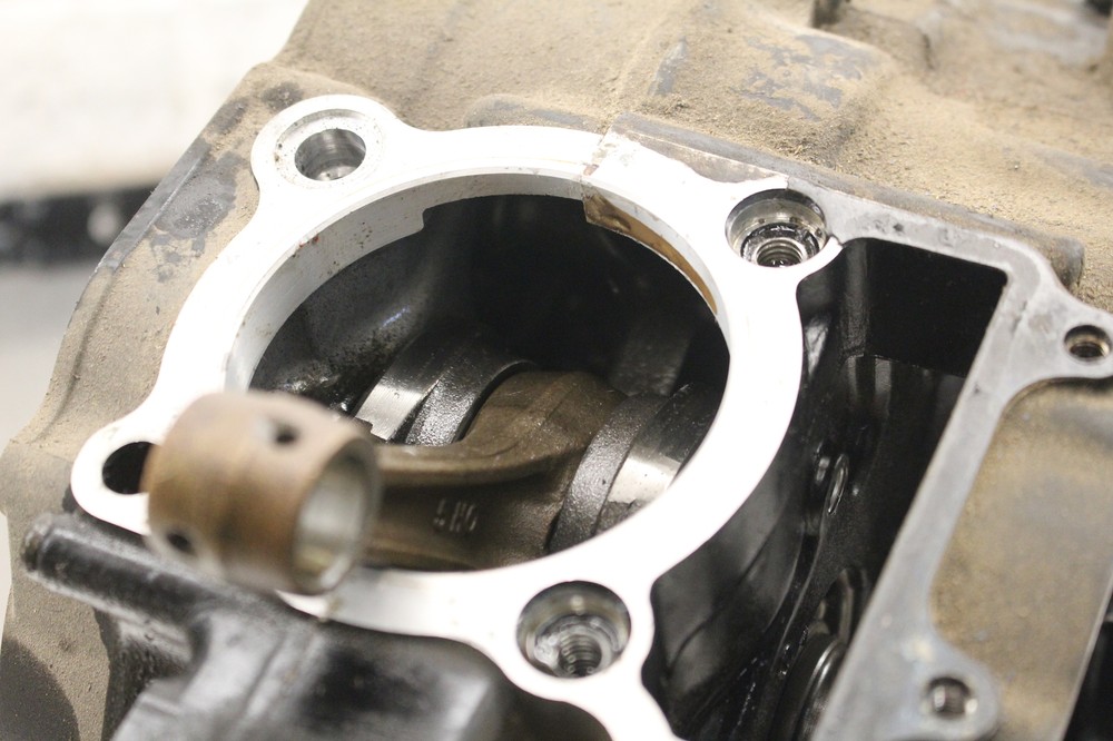 1982 Yamaha XT200 ENGINE MOTOR BOTTOM 7SM3220