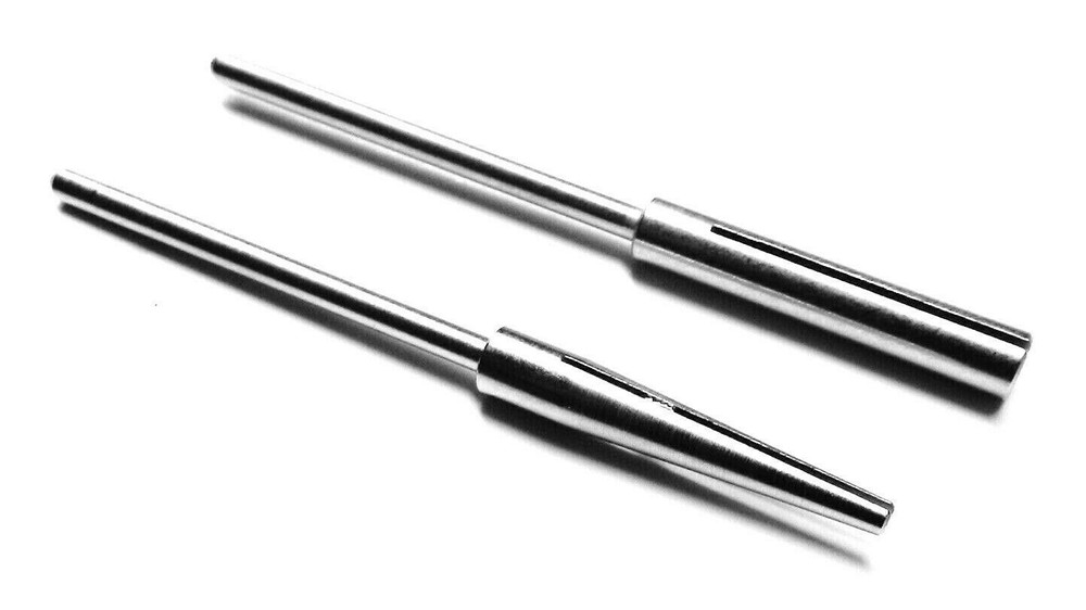 Split Mandrel Straight Head Slotted Sanding Mini Mandrel 3/32" Shank German Made