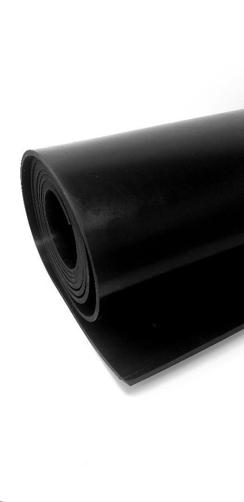 Neoprene Rubber Solid Flex Sheet 1/8" Thick x 6" x 6" Sq 60 Duro