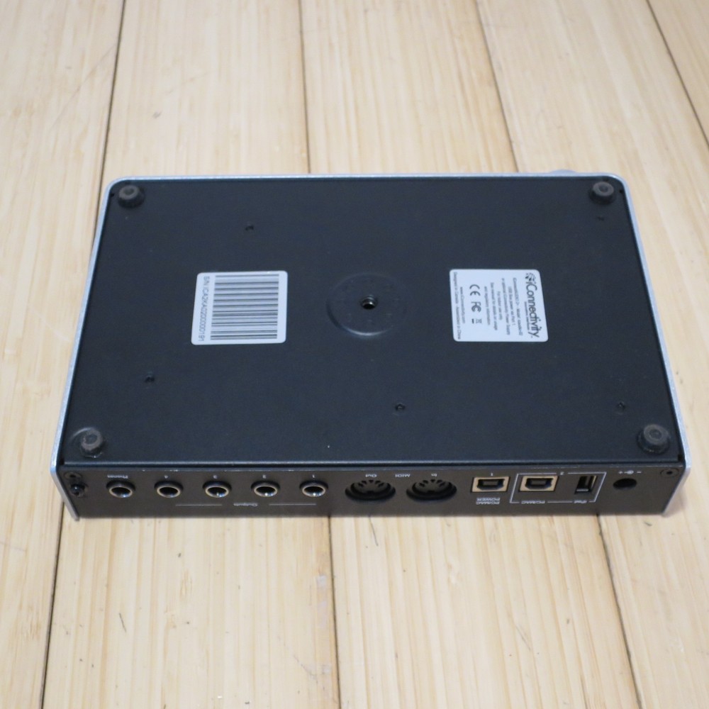 iConnectivity iConnectAUDIO2+ USB Audio Interface MIDI I/O Phantom Power
