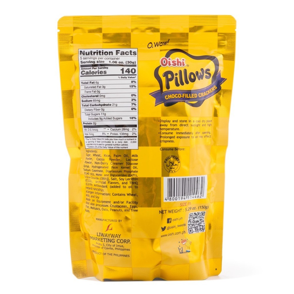 Oishi Chocolate Pillows 150 g