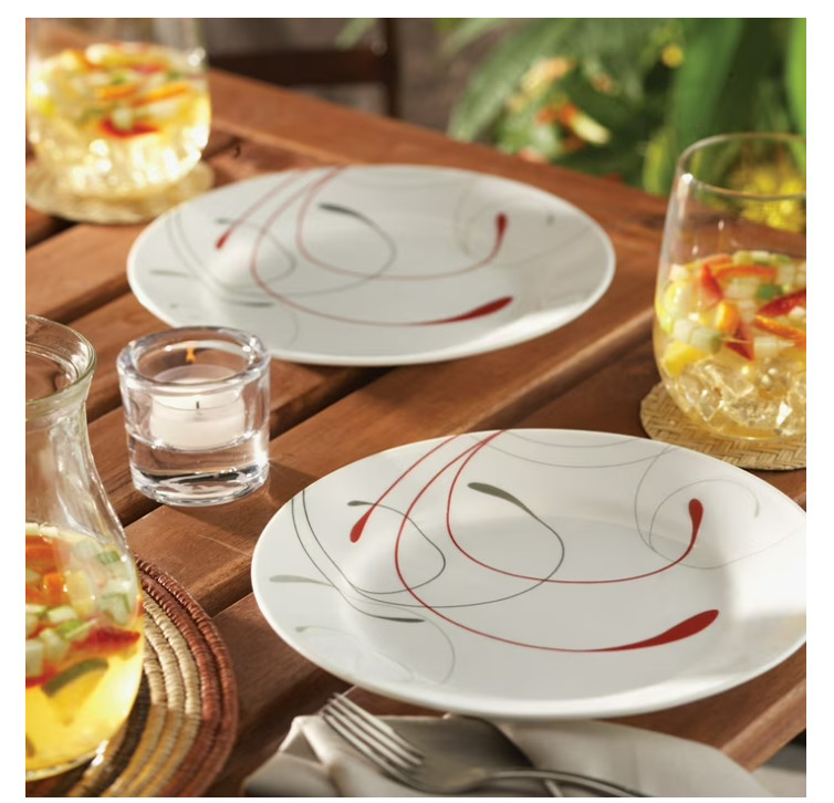 Corelle Splendor 12-Piece Glass Dinnerware Set (Service for 4)