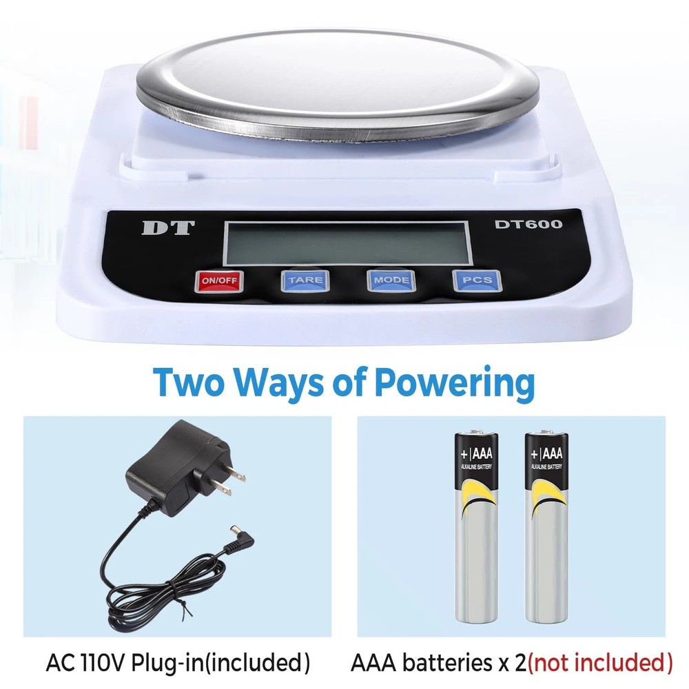 Electronic Analytical Balance 1000gx0.01g Accuracy Lab Scale 6 Units Conversion