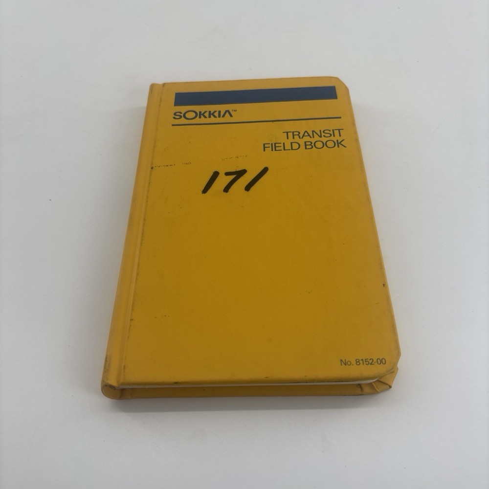 Sokkia 815200 Transit Field Book