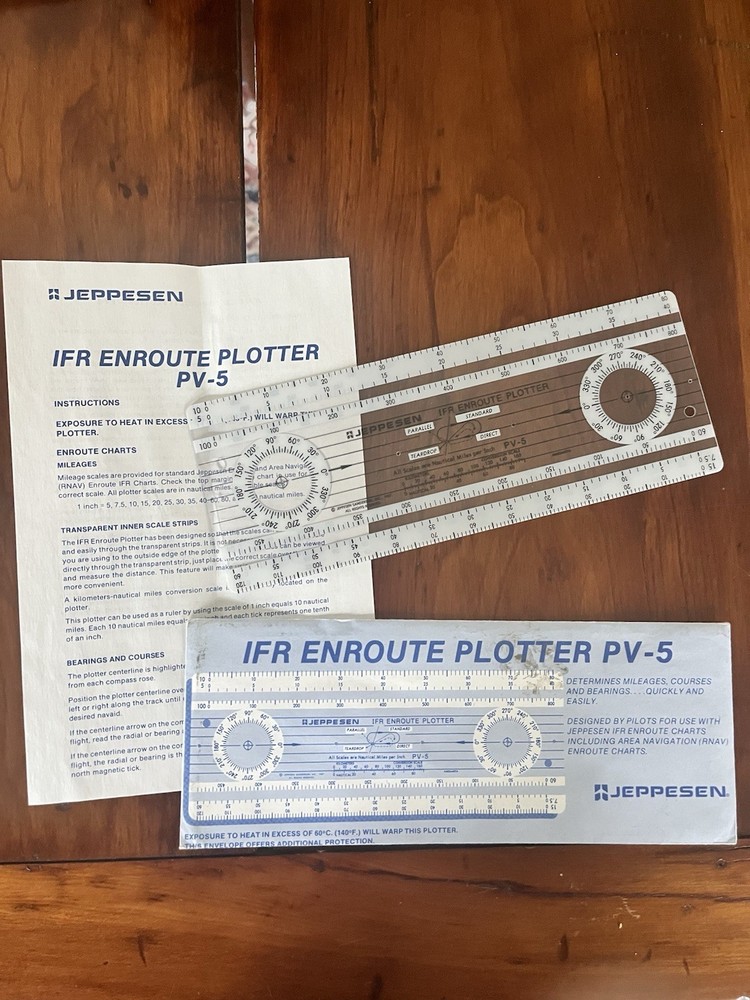 Jeppesen IFR Enroute Plotter PV-5