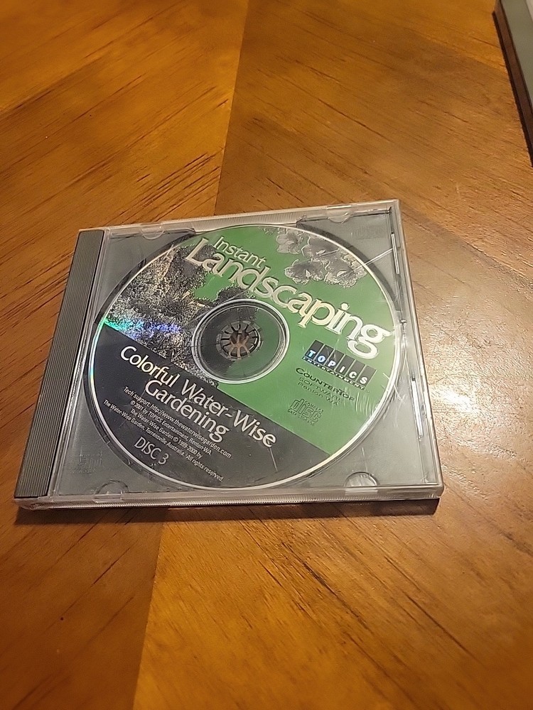 Instant Landscaping Cd Software Disc 3 - CD ROM - NO ARTWORK IN CASE