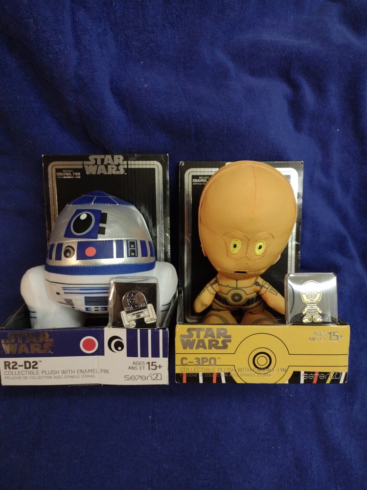 star wars plush With Pin (R2D2...C3PO)