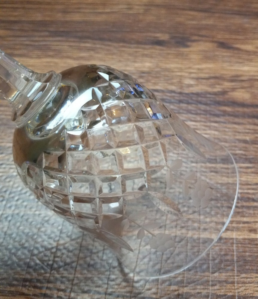 Vintage, Diamond Cut, Crystal Bell