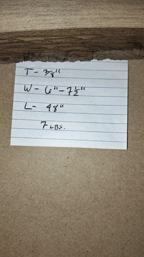 Live Edge Black Walnut Slab