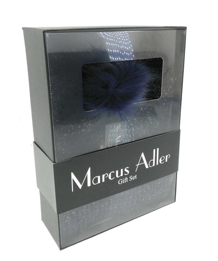 Marcus Adler Women's Accessory Sets One Size Color Navy Blue & Silver