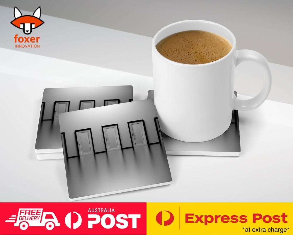 COASTER COFFEE DRINKING MAT|MYSTERIOUS DOORS CREEPY