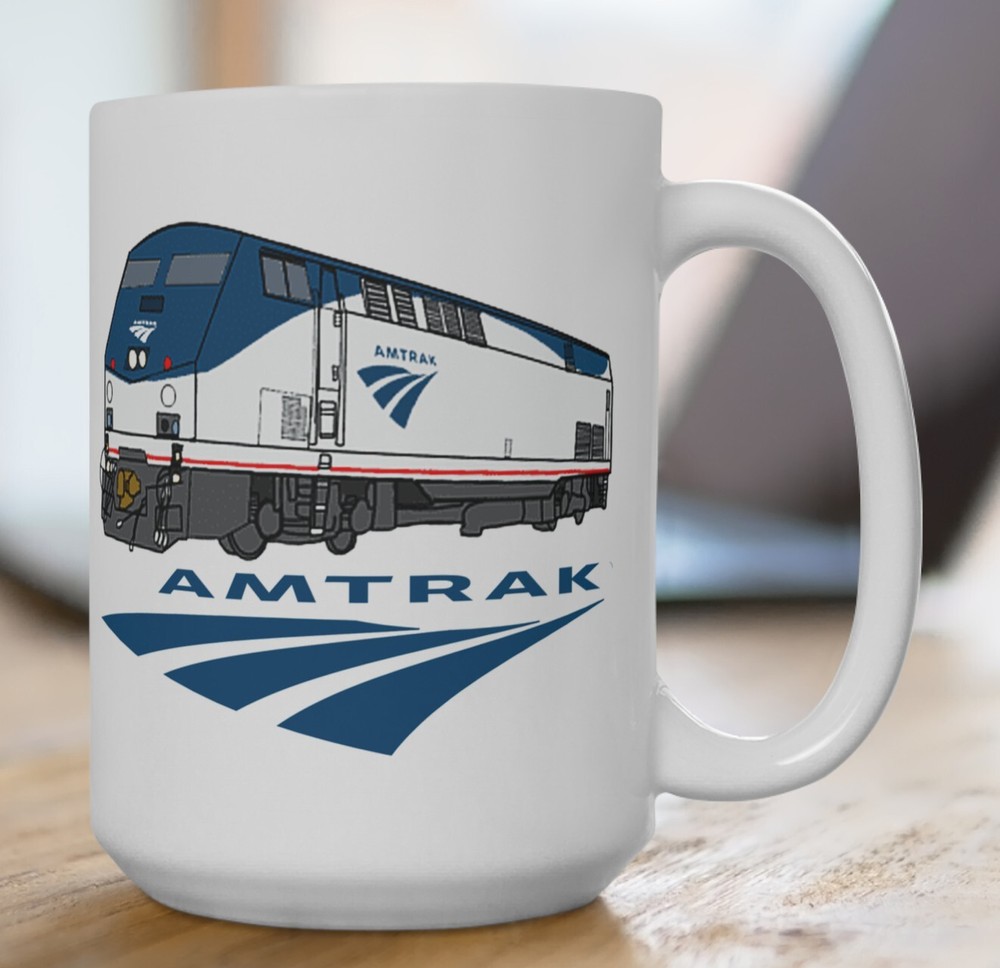 Amtrak Railroad Train Tea Cup Coffee Mug,15 oz