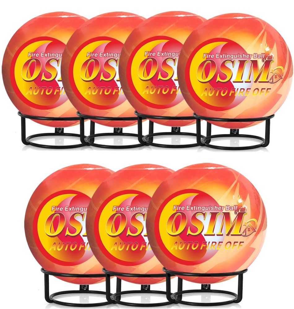 7-pack Automatic Self-Exciting Fire Extinguisher Ball for Kitchen Garage Home