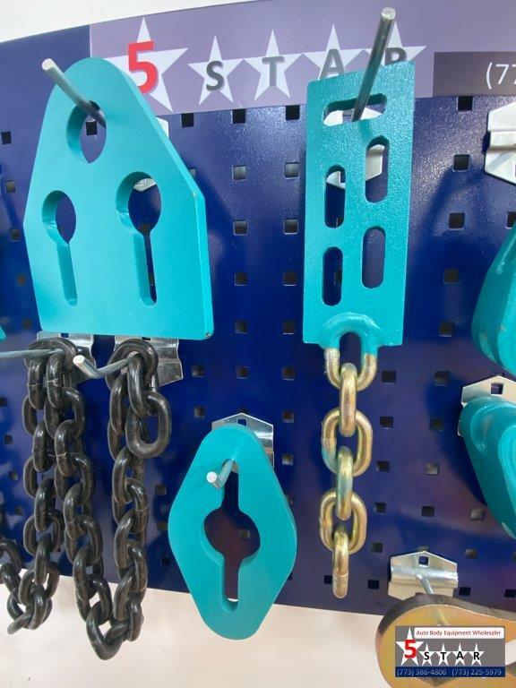 SET#40 - 13 PIECE SET HEAVY DUTY AUTO BODY FRAME MACHINE PULLING TOOLS CLAMPS