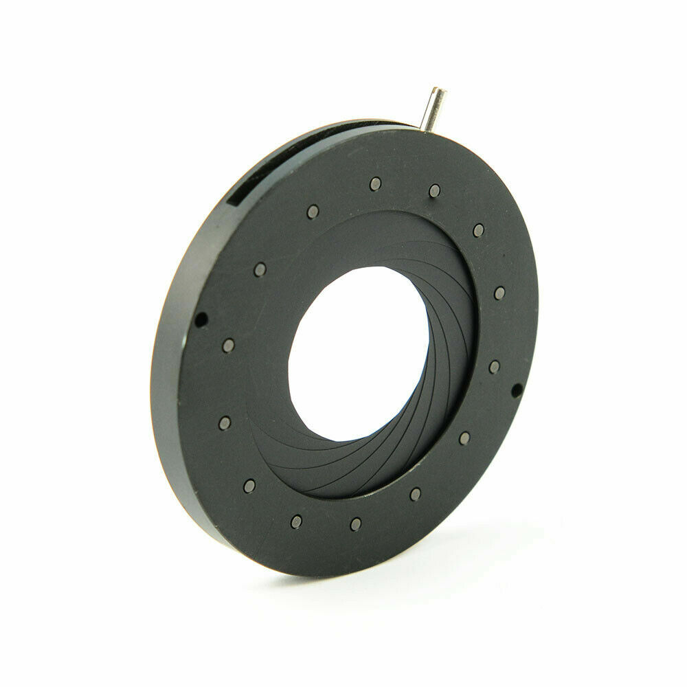 Mechanical Iris 1.5-36mm Adjustable Manual Aperture for Microscope/Camera/Laser
