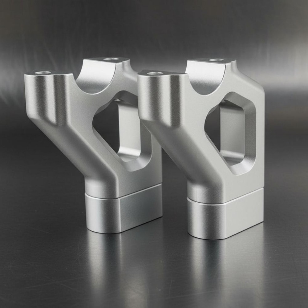 2 Pieces Handlebar Pullback Riser Aluminum Alloy Handlebar Riser Kit