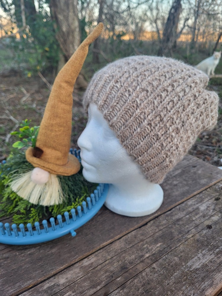 Handmade Alpaca Blend Knit Winter Beanie