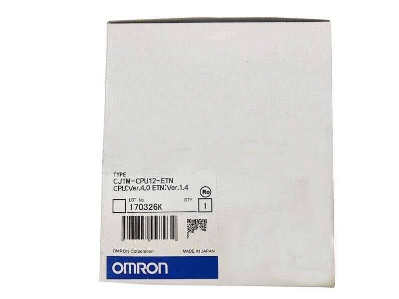 CJ1M-CPU12-ETN 1PCS NEW OMRON CJ1MCPU12-ETN CPU UNIT CJ1MCPU12ETN