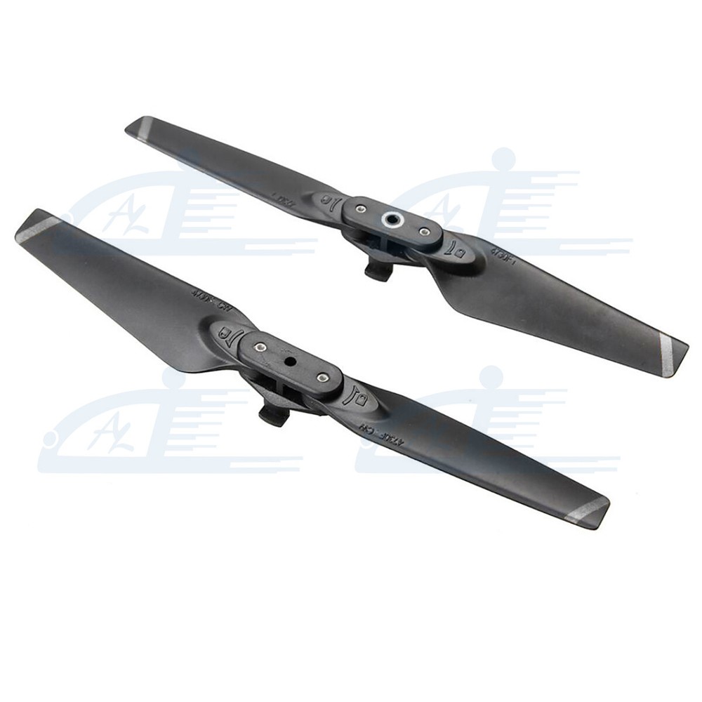 2pairs 4730F Quick-Release Foldable Propellers Blades Silver for DJI Spark Drone
